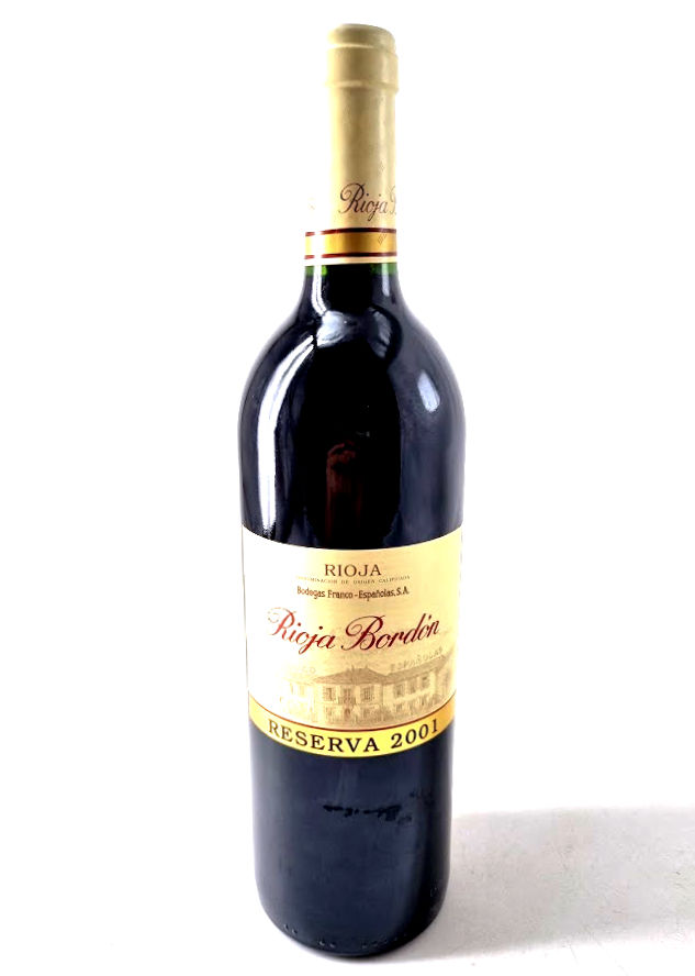 2001 | Rioja Bordón. Reserva. Bodegas Franco Españolas