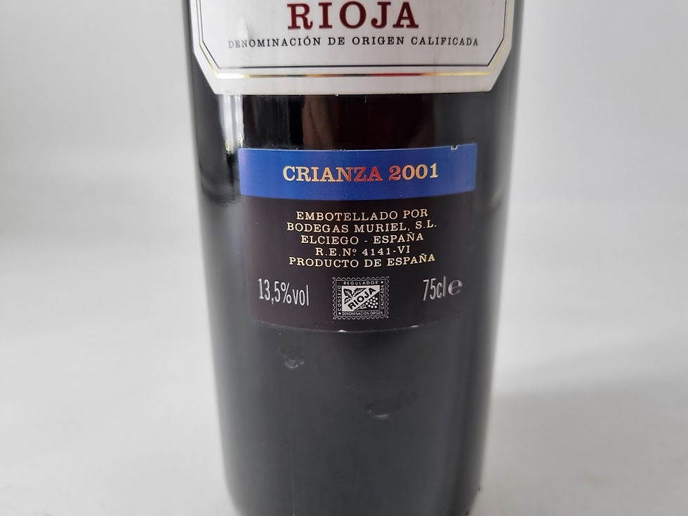 Miniatura: 2001 | Barón de Barbón. Crianza. Rioja
