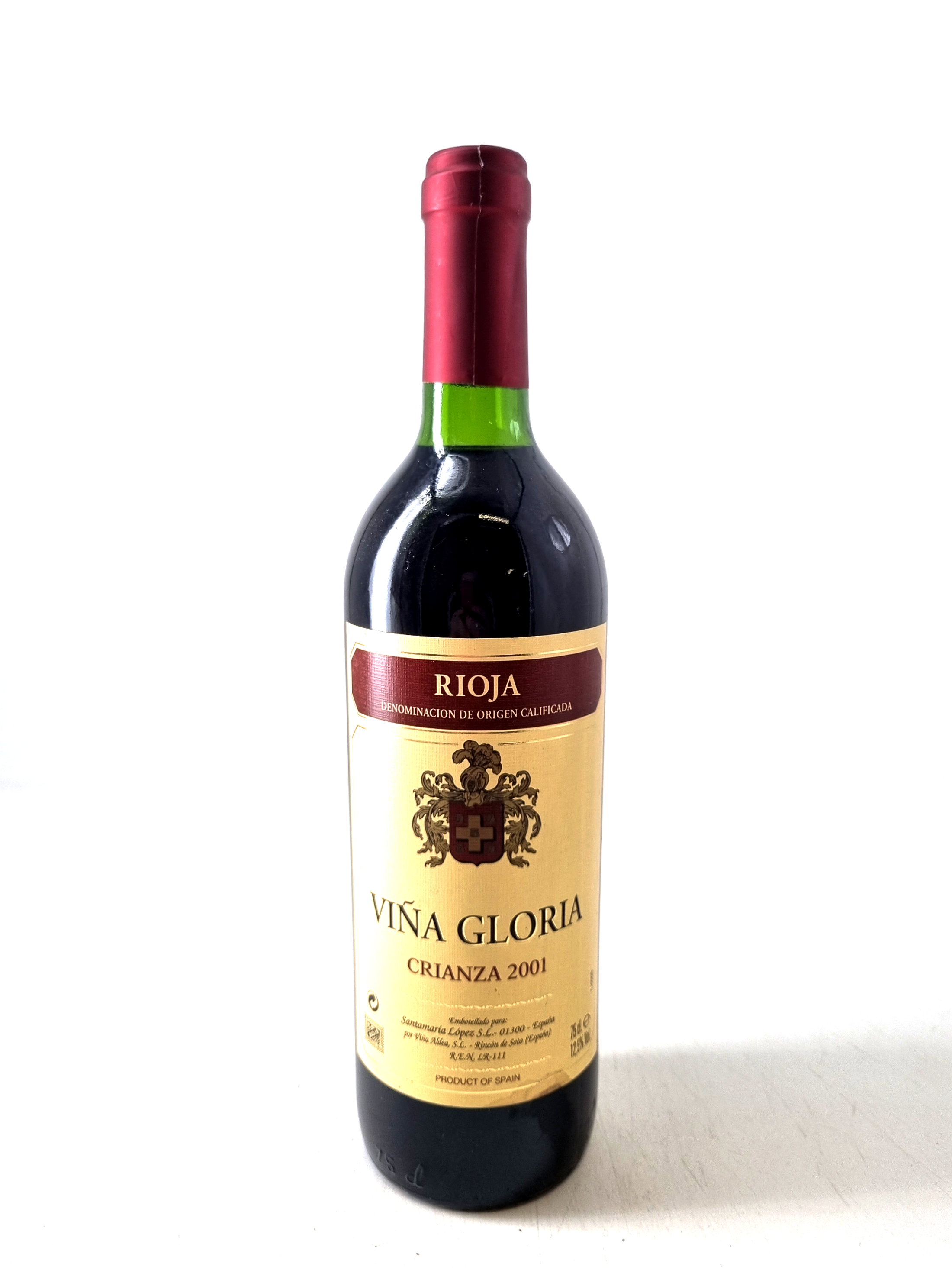 2001 | Viña Gloria. Santamaría López. Crianza. Rioja