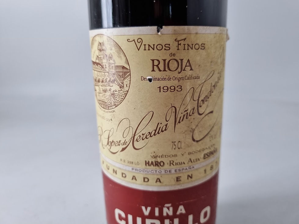 Miniatura: 1993 | Viña Cubillo. López de Heredia. Rioja