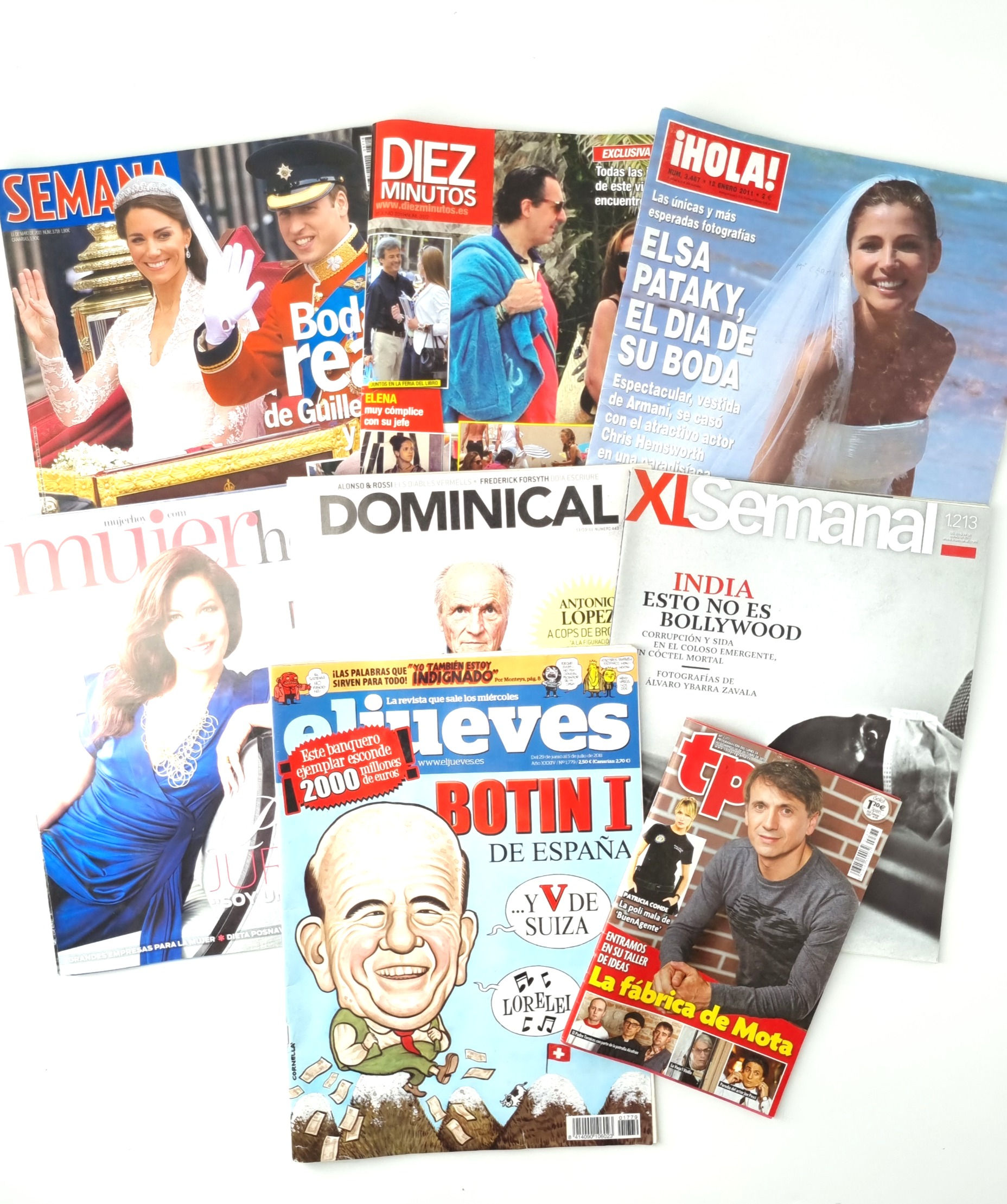 Auténticas revistas antiguas para regalar del año 2011