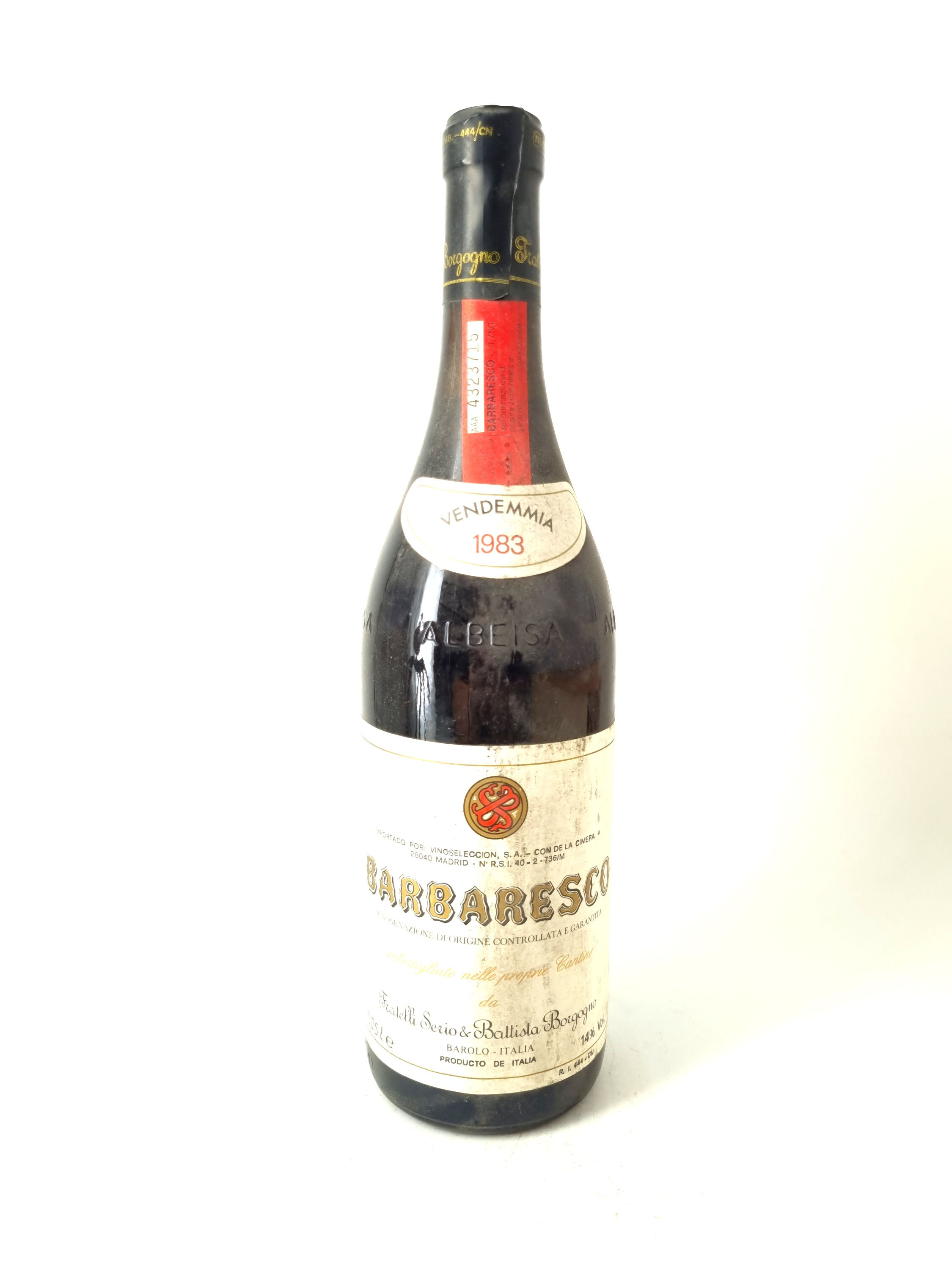 1983 | BARBARESCO. Barolo.Italia