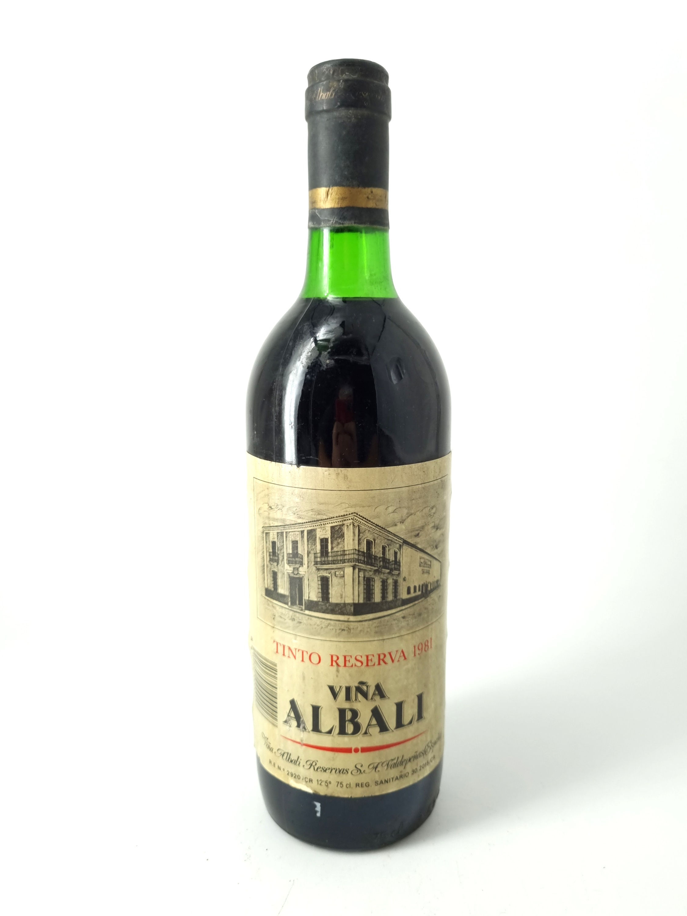 1981 | Viña Albali. Reserva. Valdepeñas.