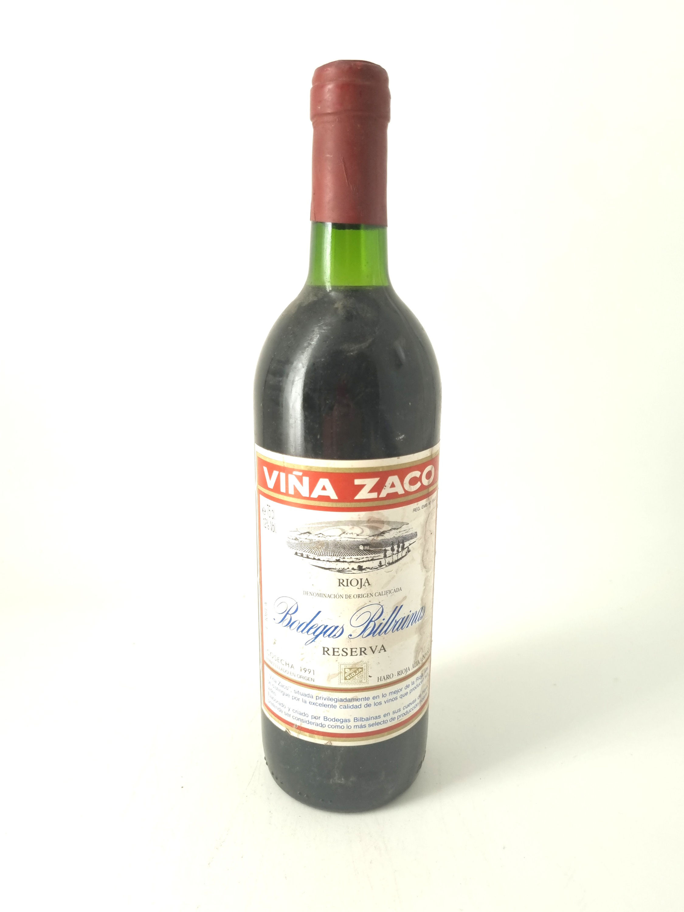 1991 | VIÑA ZACO. Reserva. Rioja