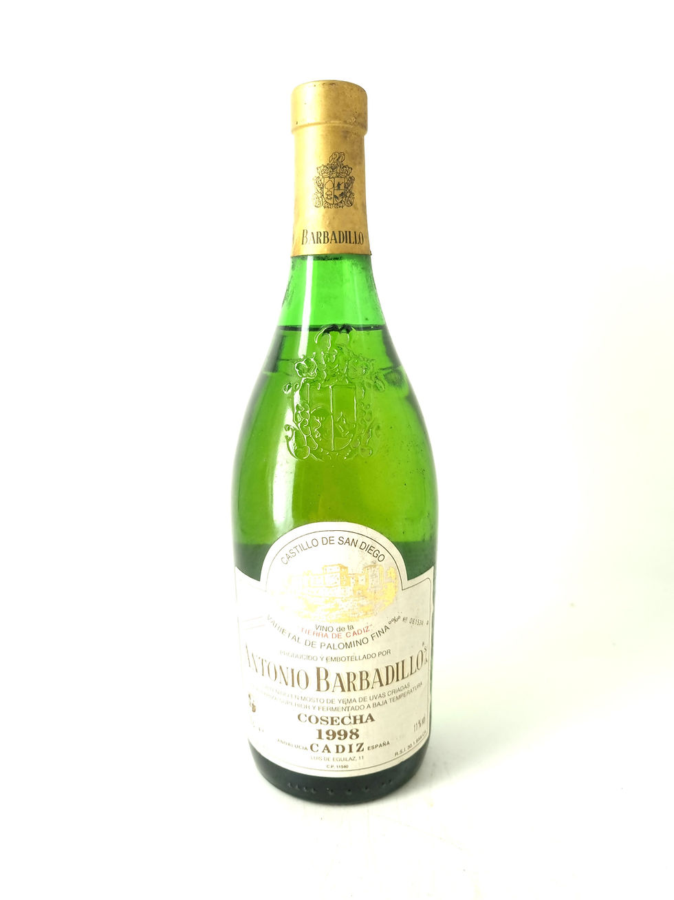 1998 | Antonio Barbadillo. Castillo de San Diego. Varietal Palomino.