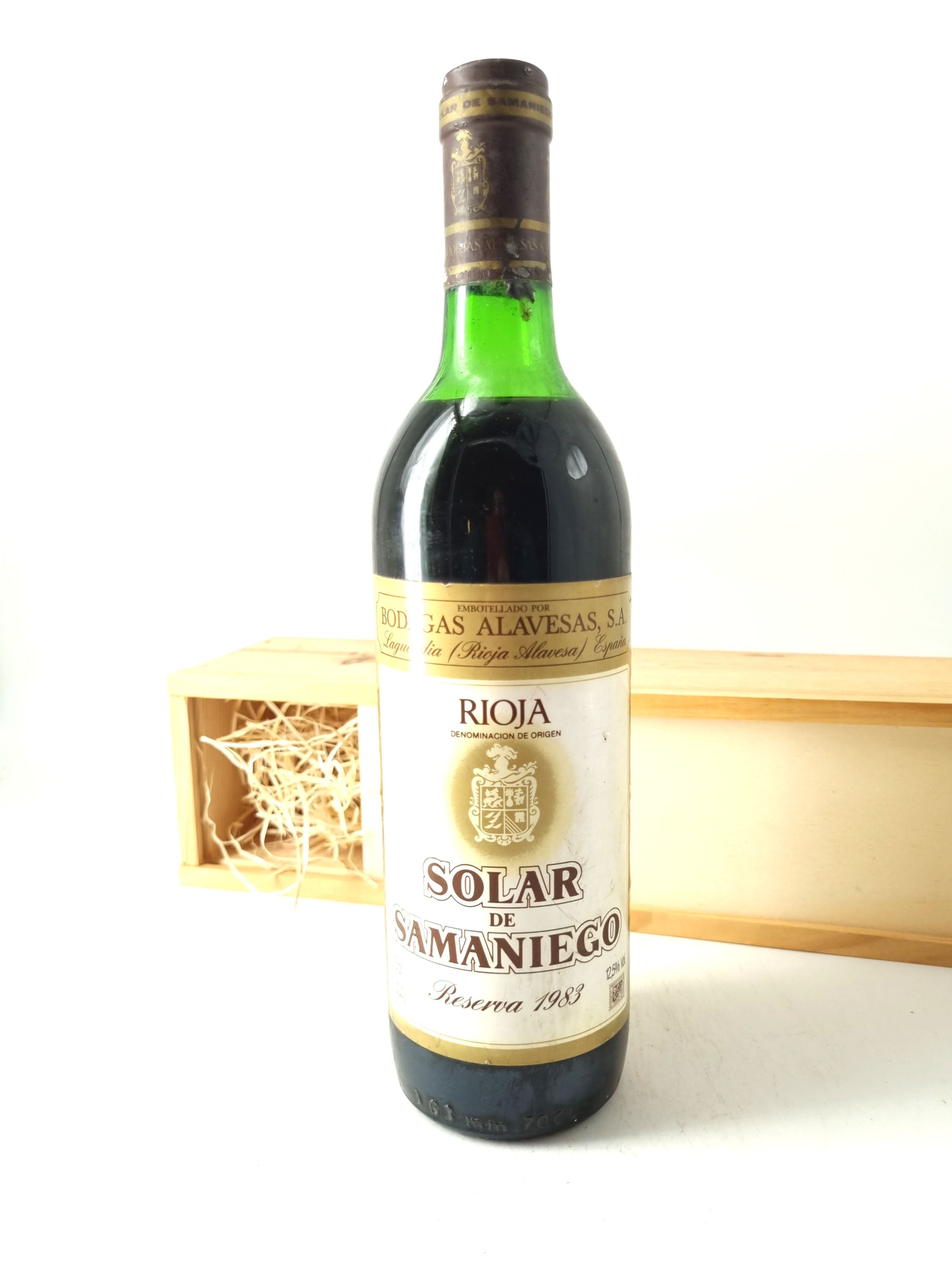 1983 | Solar de Samaniego. Reserva. Bodegas Alavesas. Rioja.