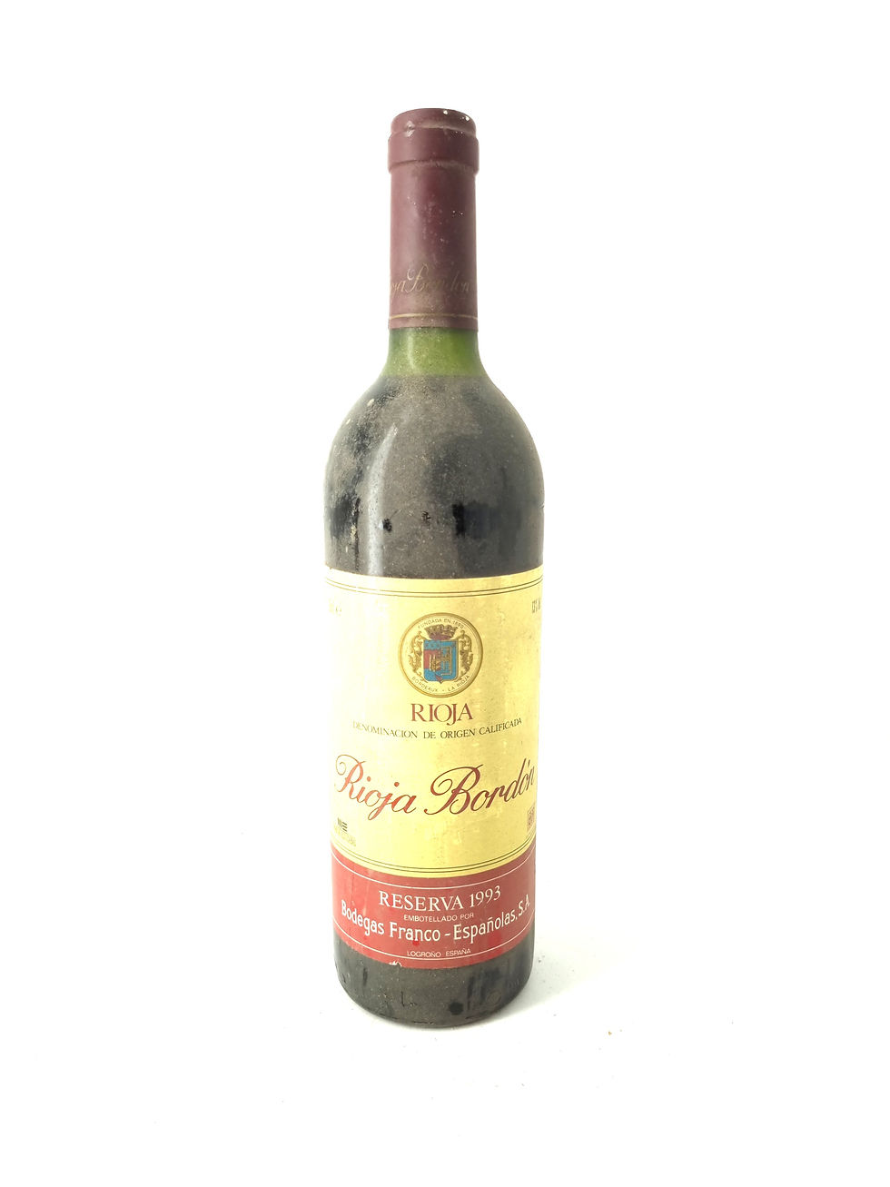 1993 | Rioja Bordón. Reserva. Bodegas Franco - Españolas. Rioja