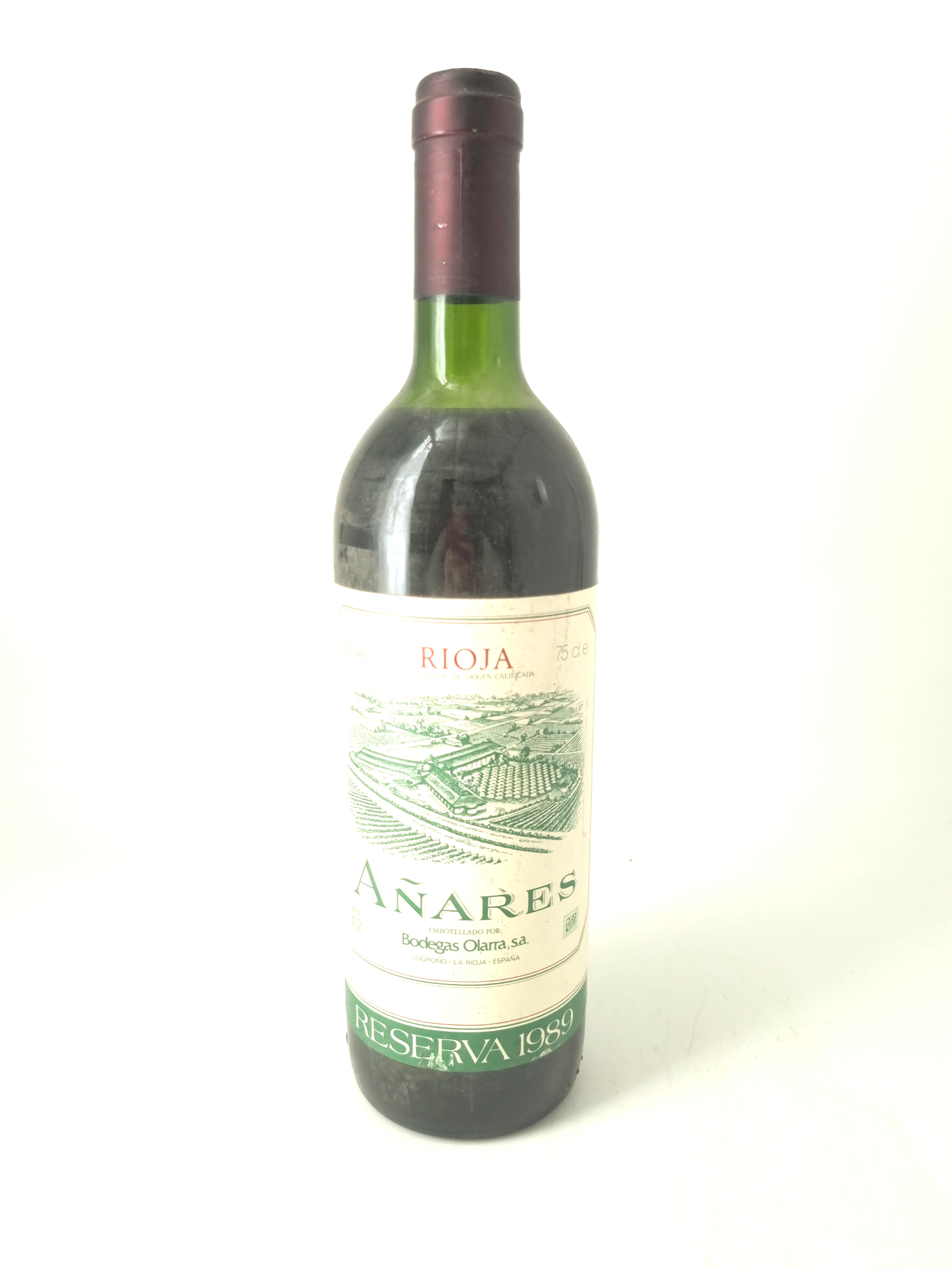1989 | AÑARES. Reserva. Bodegas Olarra. Rioja