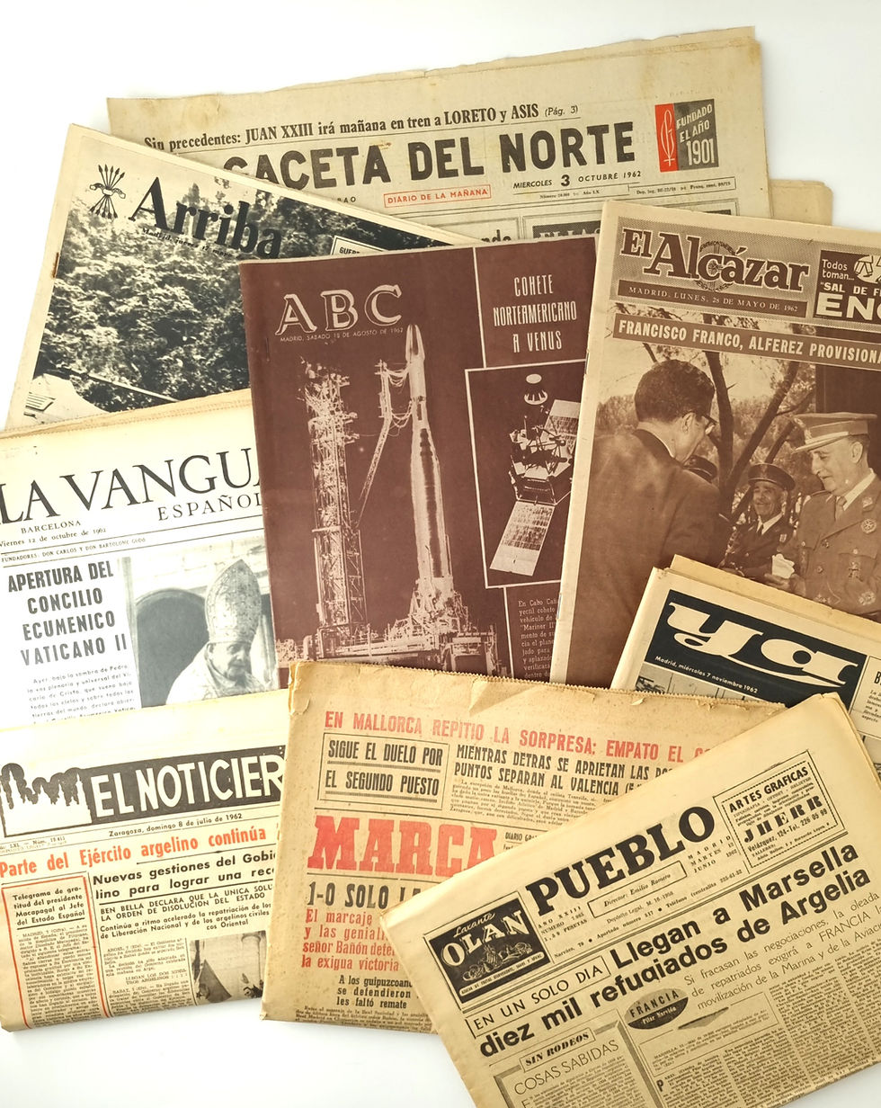 El periódico de tu día. Año 1962