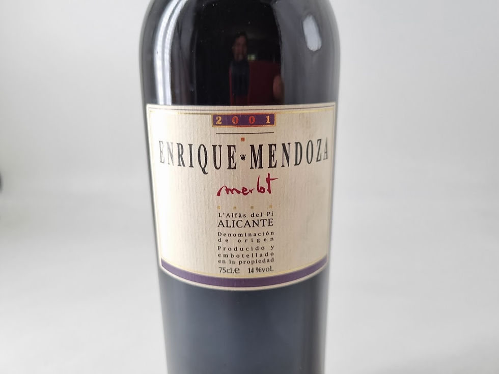Miniatura: 2001 | Enrique Mendoza. Merlot. Alicante
