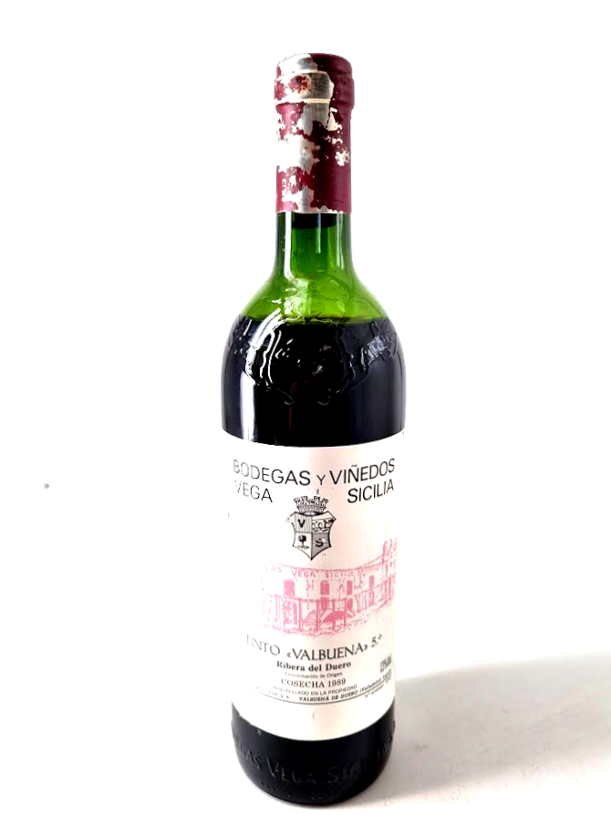 1989 | Vega Sicilia. Tinto Valbuena. 5º año. Ribera del Duero