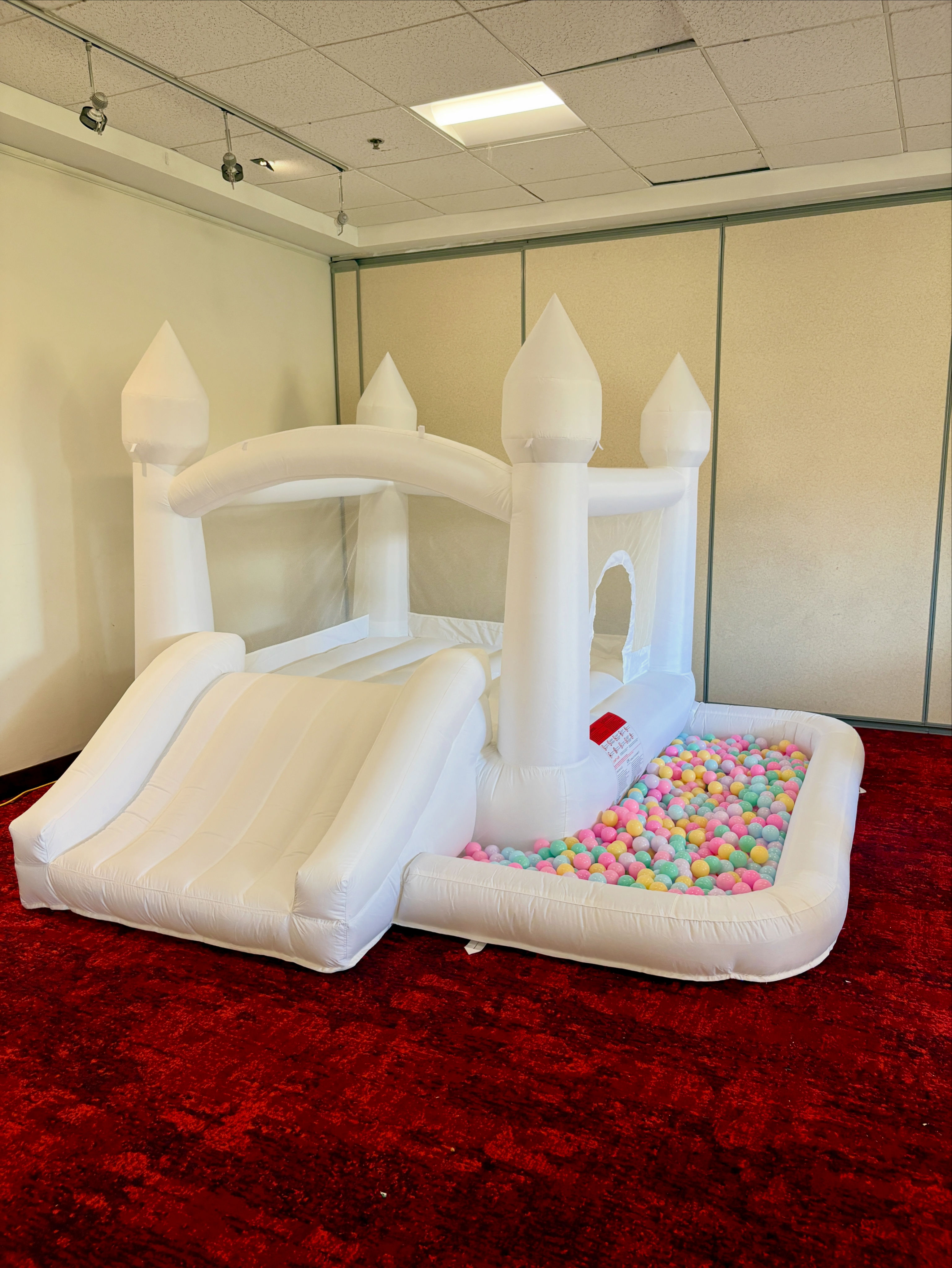 White Bounce Castle Rental