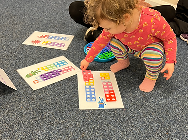 toddler playtime wakefield - toddler exploring shapes