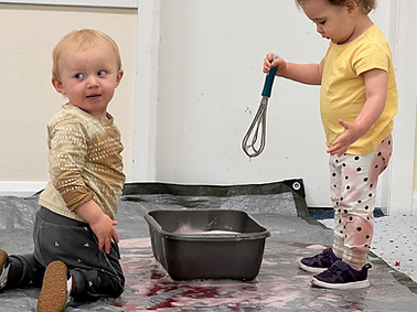 developmental play class wakefield - two children playing together