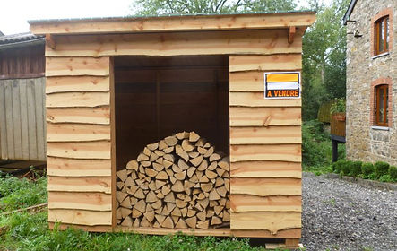 abris pour bois de chauffage
