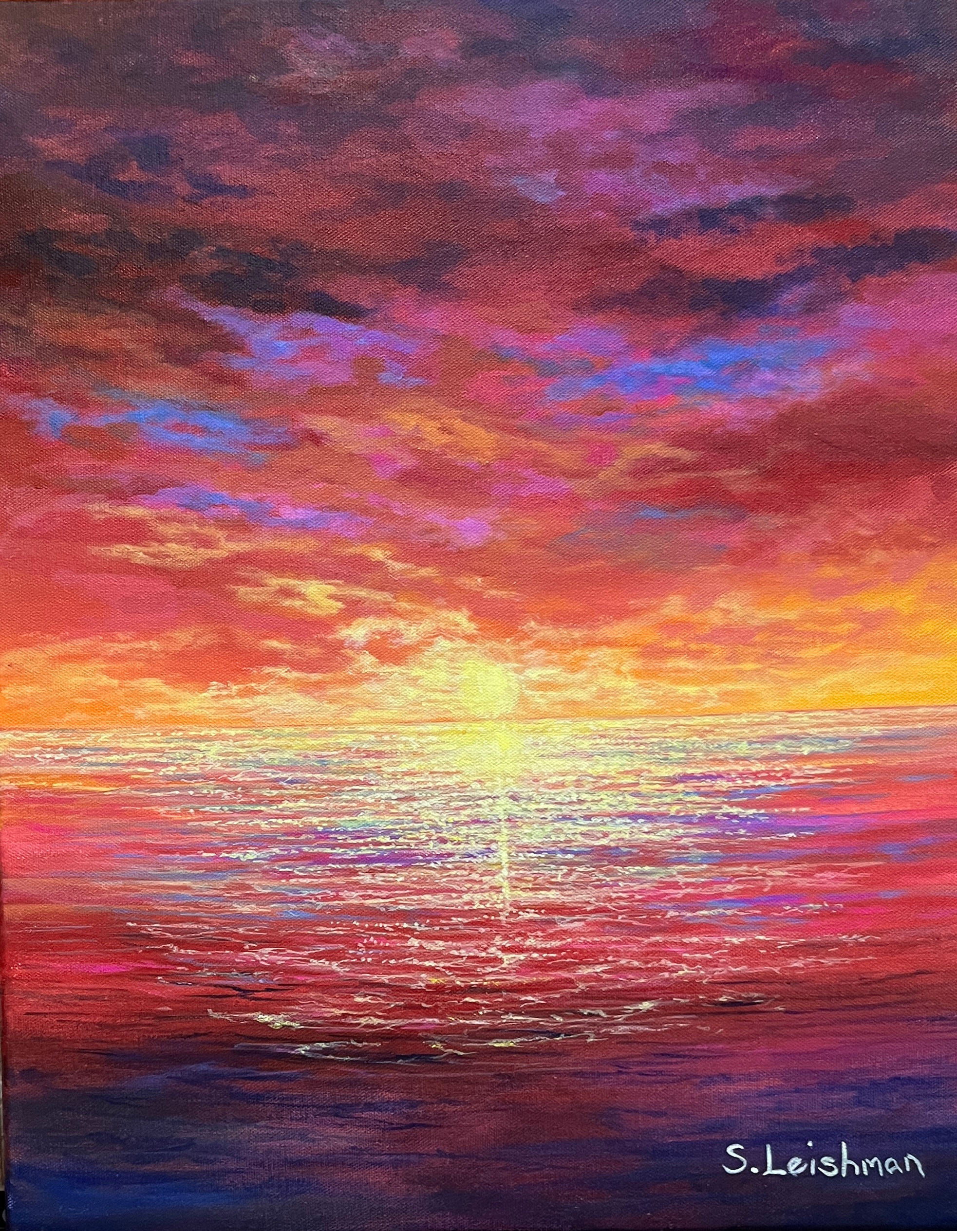 Ayrshire Sunset 2025 Painting