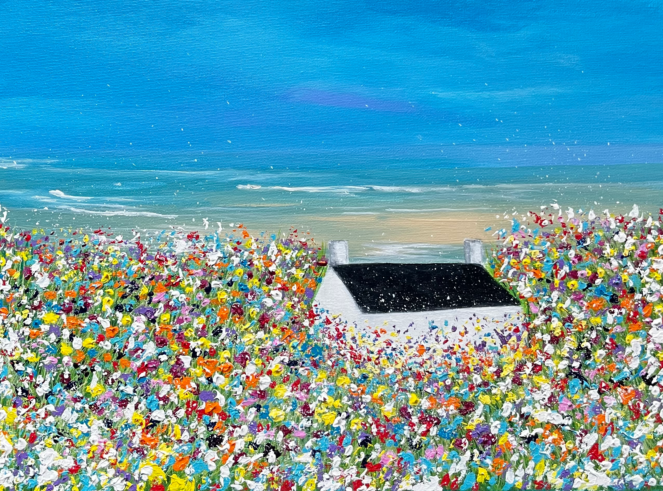 Hebridean Cottage 2025 Painting