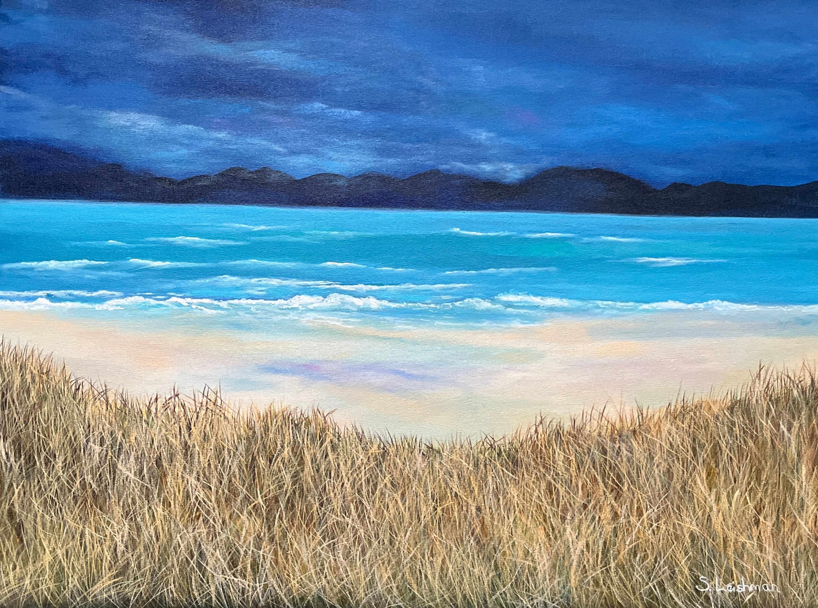 Summer at Luskentyre 2025 Painting