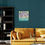 Thumbnail: Spring Blossom Painting displayed on a dark green wall above a yellow sofa
