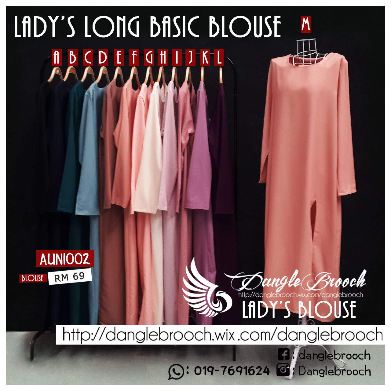 Lady's Long Basic Blouse