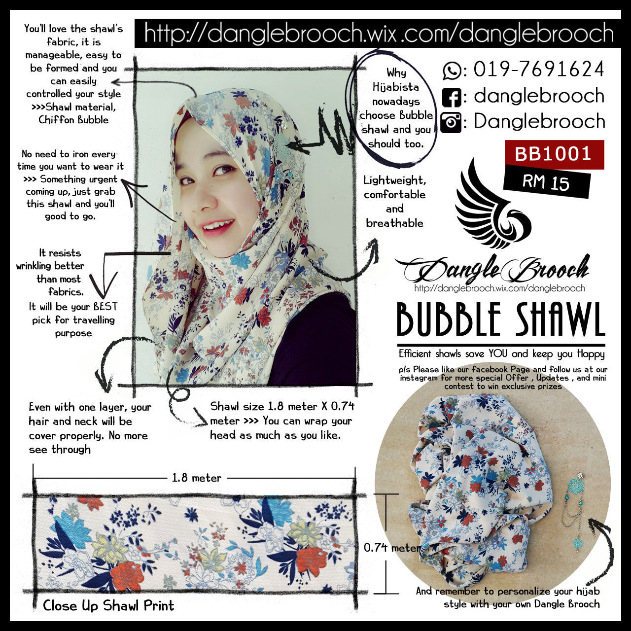 Bubble Shawl - BB1001