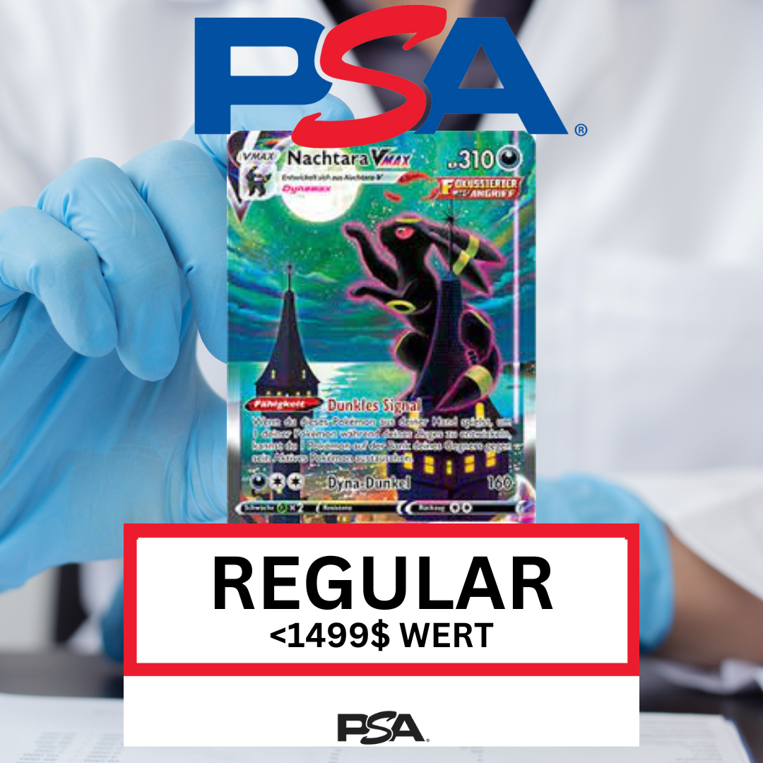 PSA - TCG REGULAR Grading <1500$ Wert