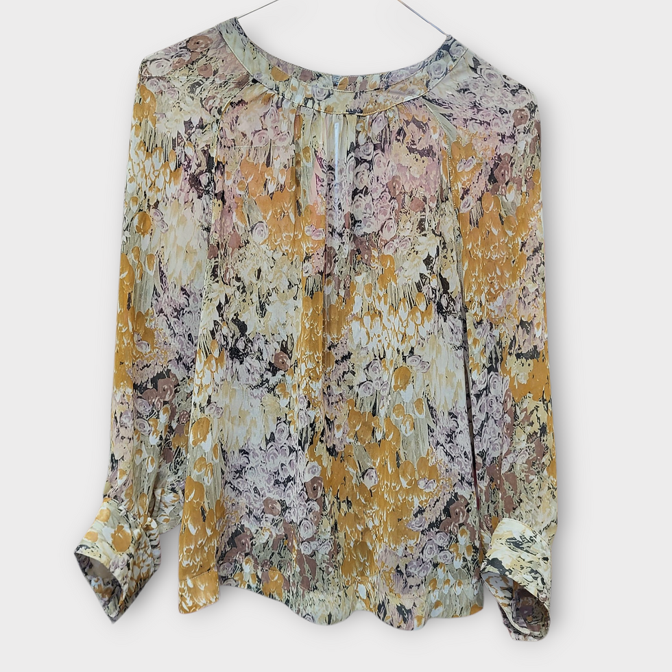 Topshop Sheer Blouse. Uk 12
