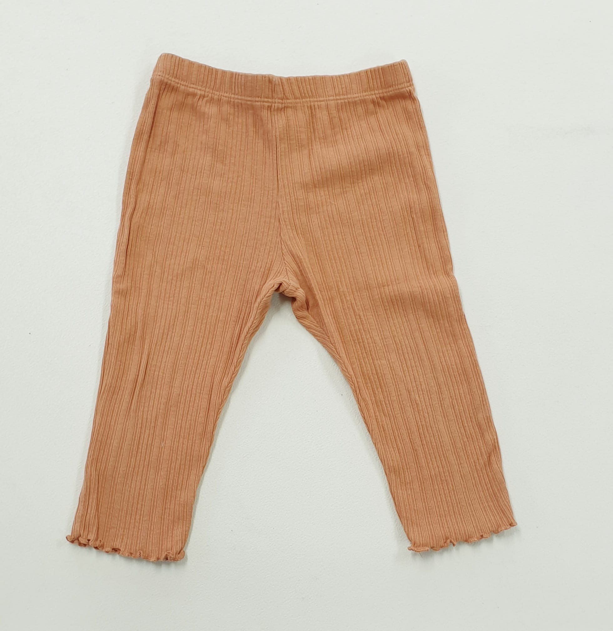 F&F dusky peach leggings. 9-12m