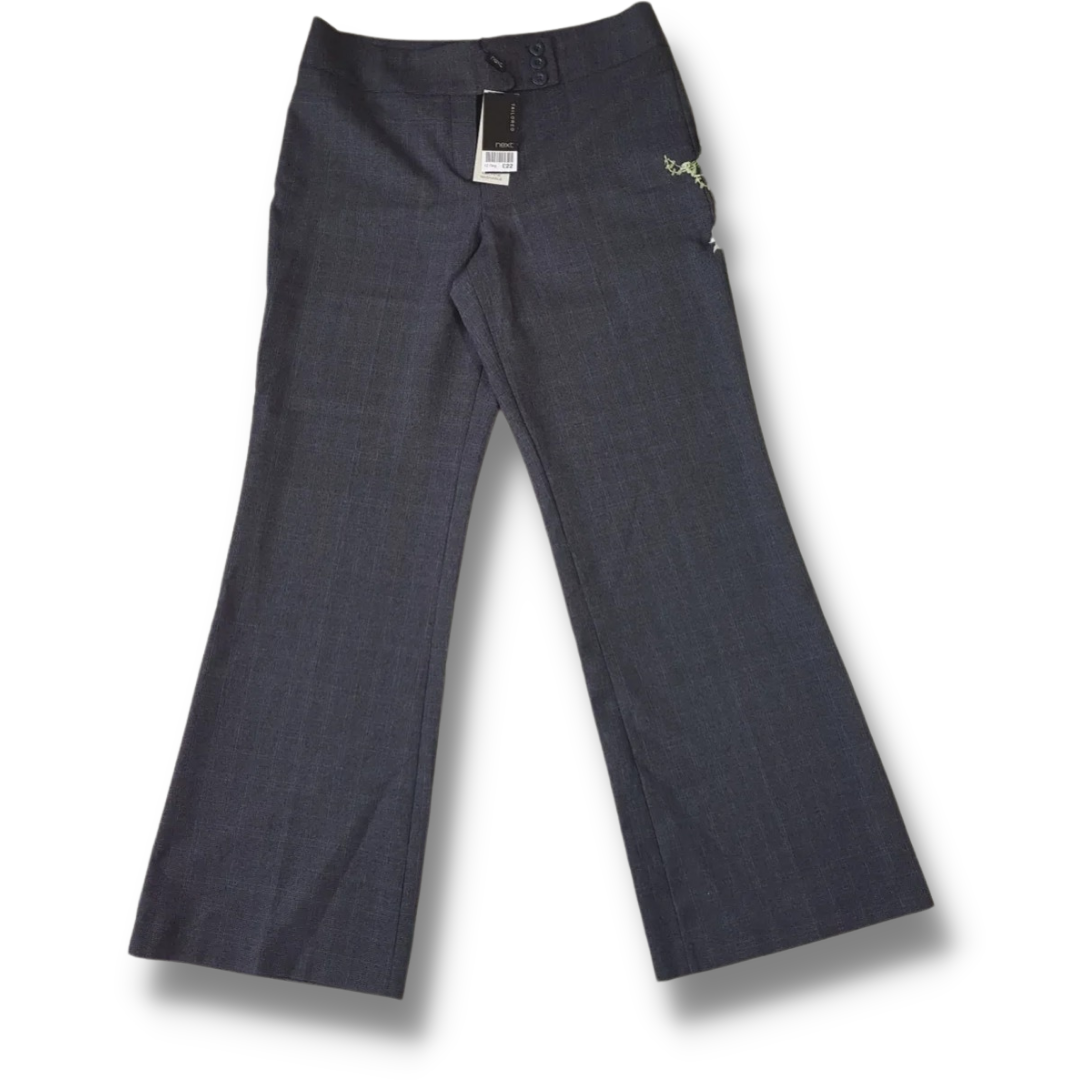 Next blue/grey bootcut tailored trousers. Size 12Regular BNWT