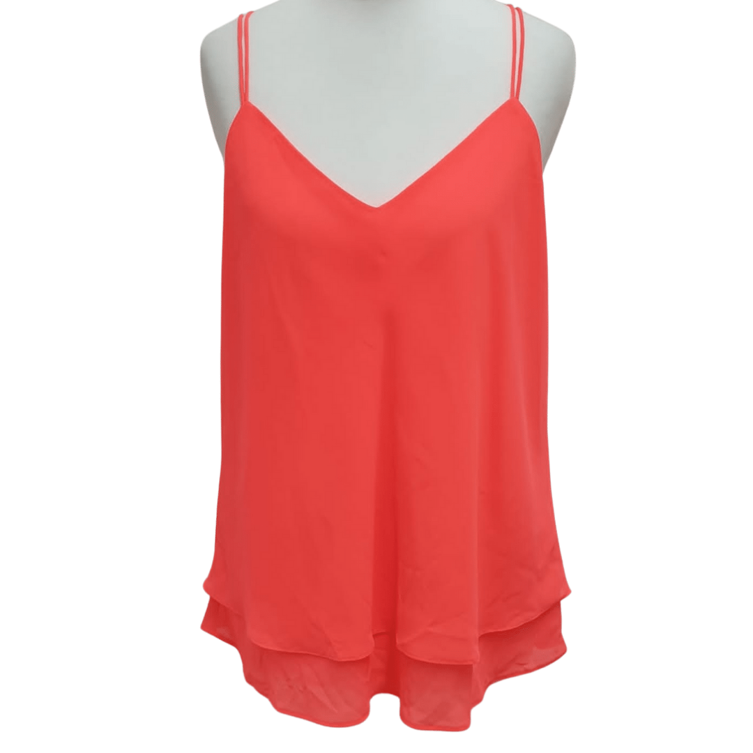 New Look bright orange cami top. Uk 10