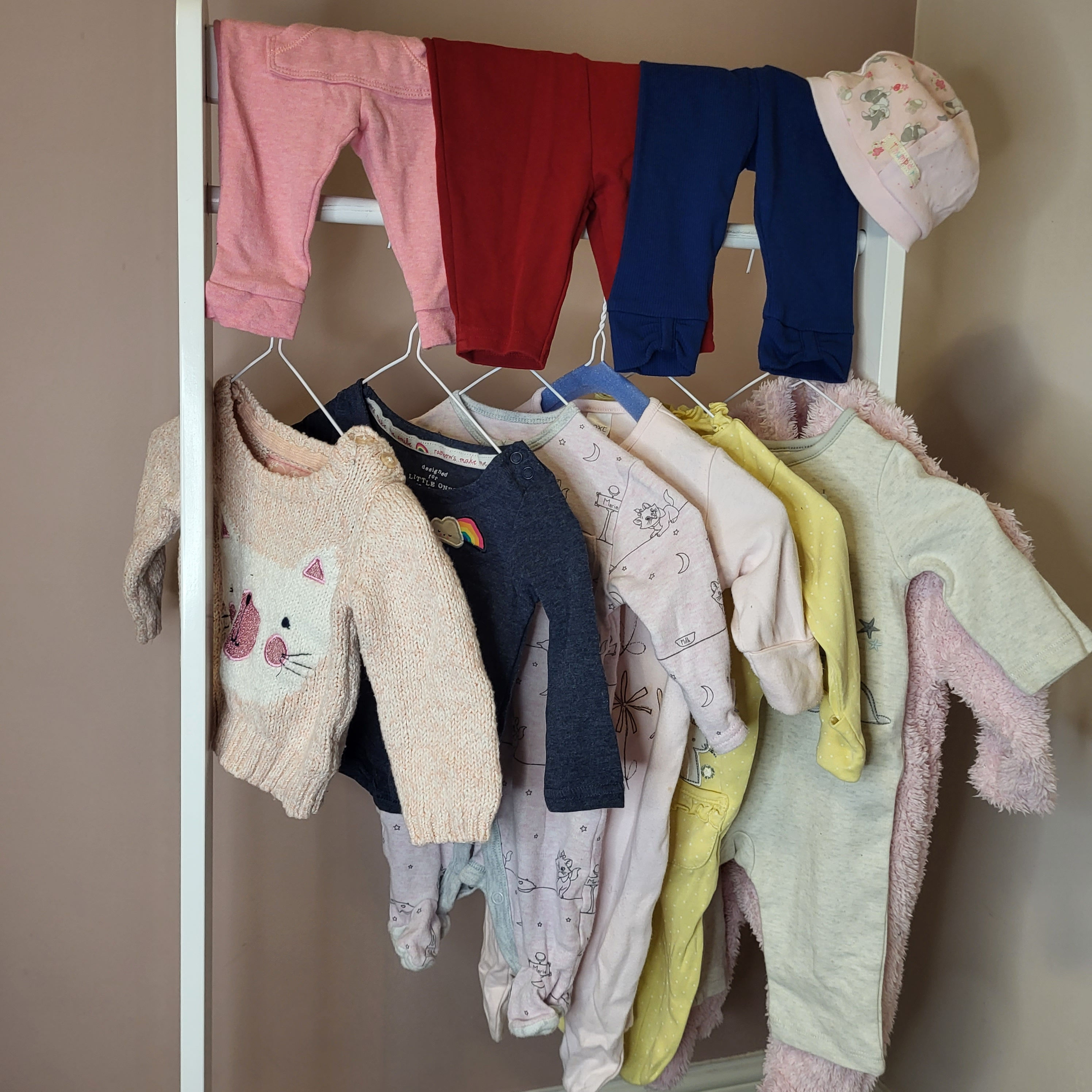 Girls Autumn/Winter Messy Play Bundle. 0-3m