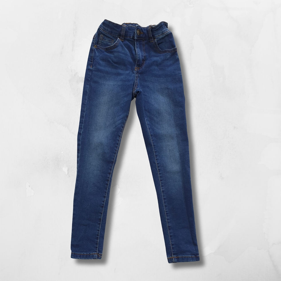 Tu blue straight fit jeans. 8yrs