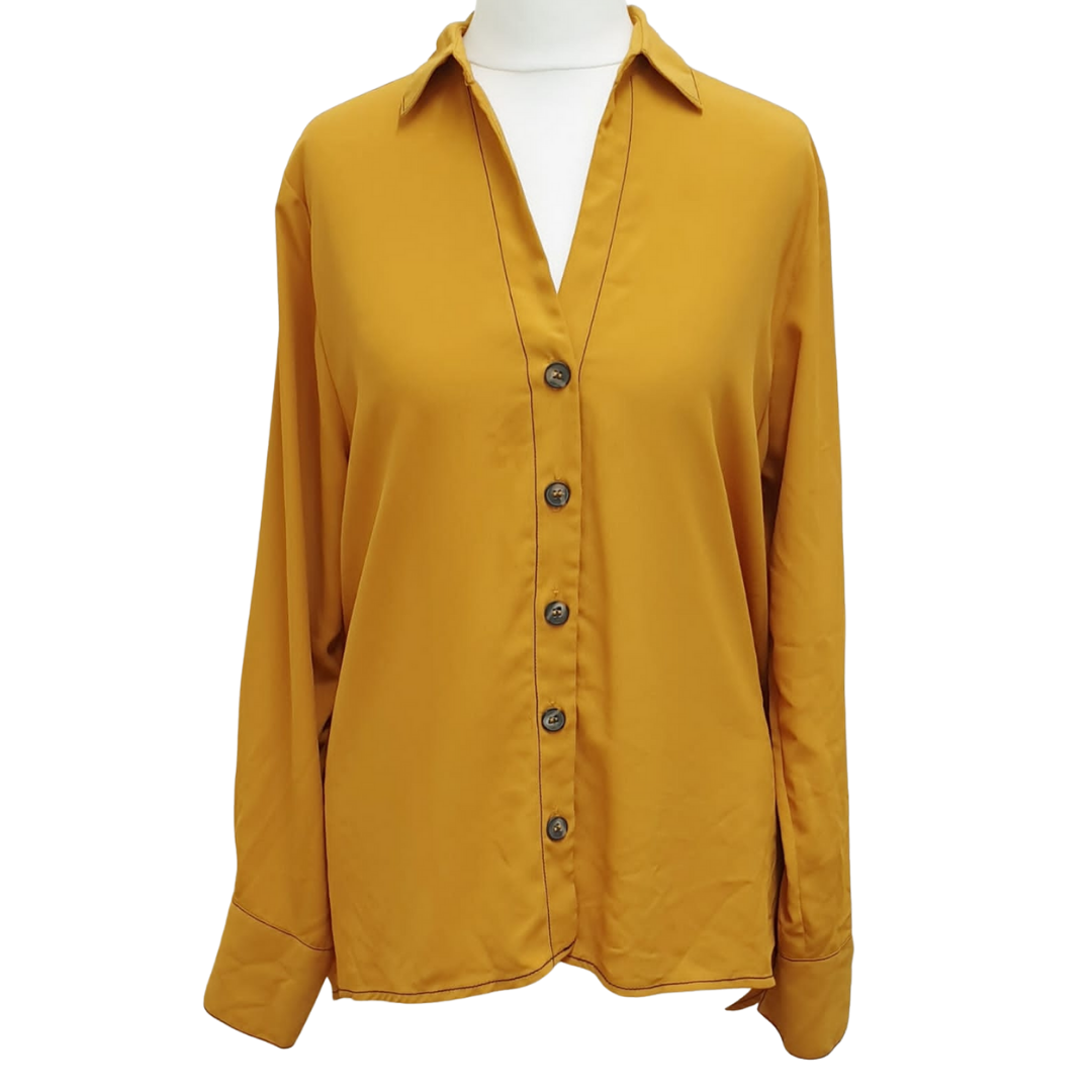 New Look Sheila open neck shirt. Uk 10 BNWT