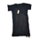 Thumbnail: Miss Selfridge black tassel t-shirt dress with choker collar size 10 BNWT
