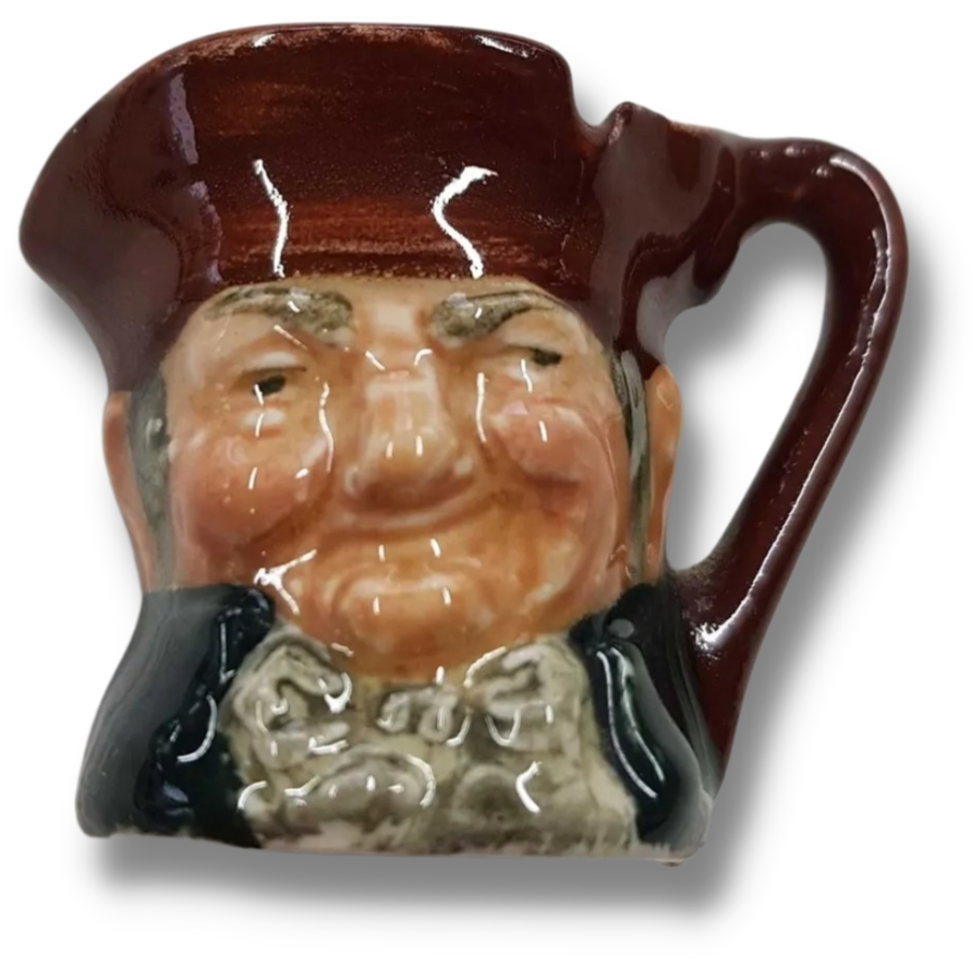 Royal Doulton Antique Miniature Toby Jug 3.5cm high