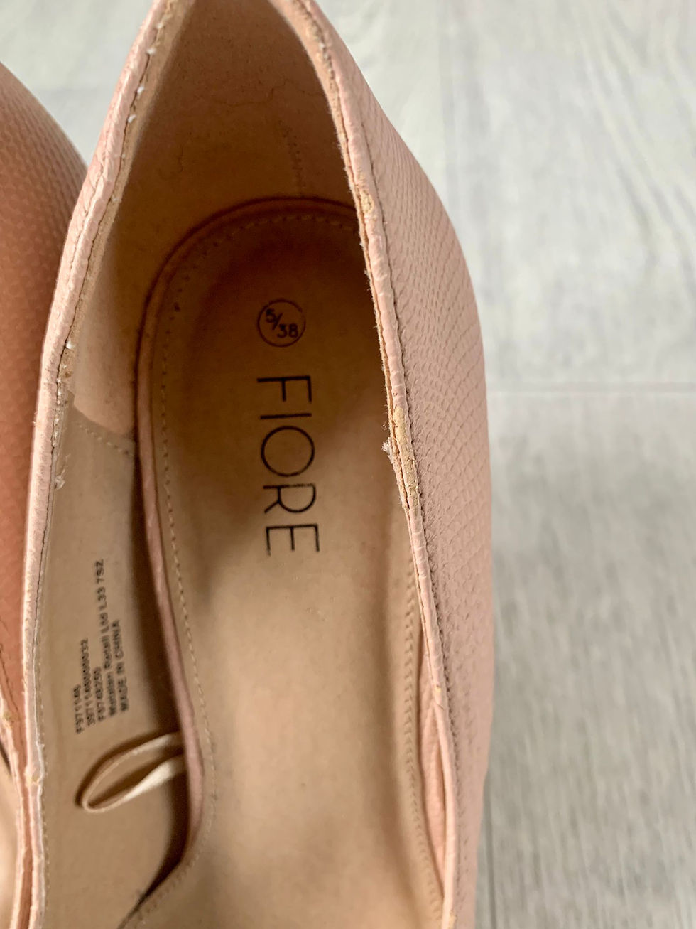 Thumbnail: Fiore nude heels. Uk 5/ Eu 38