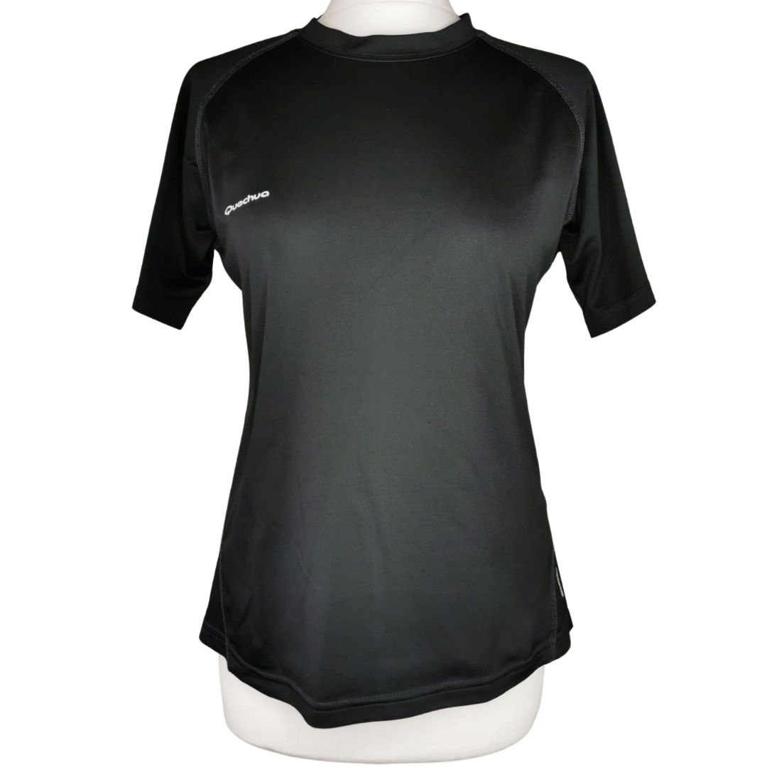 Quechua black sports top. Size L