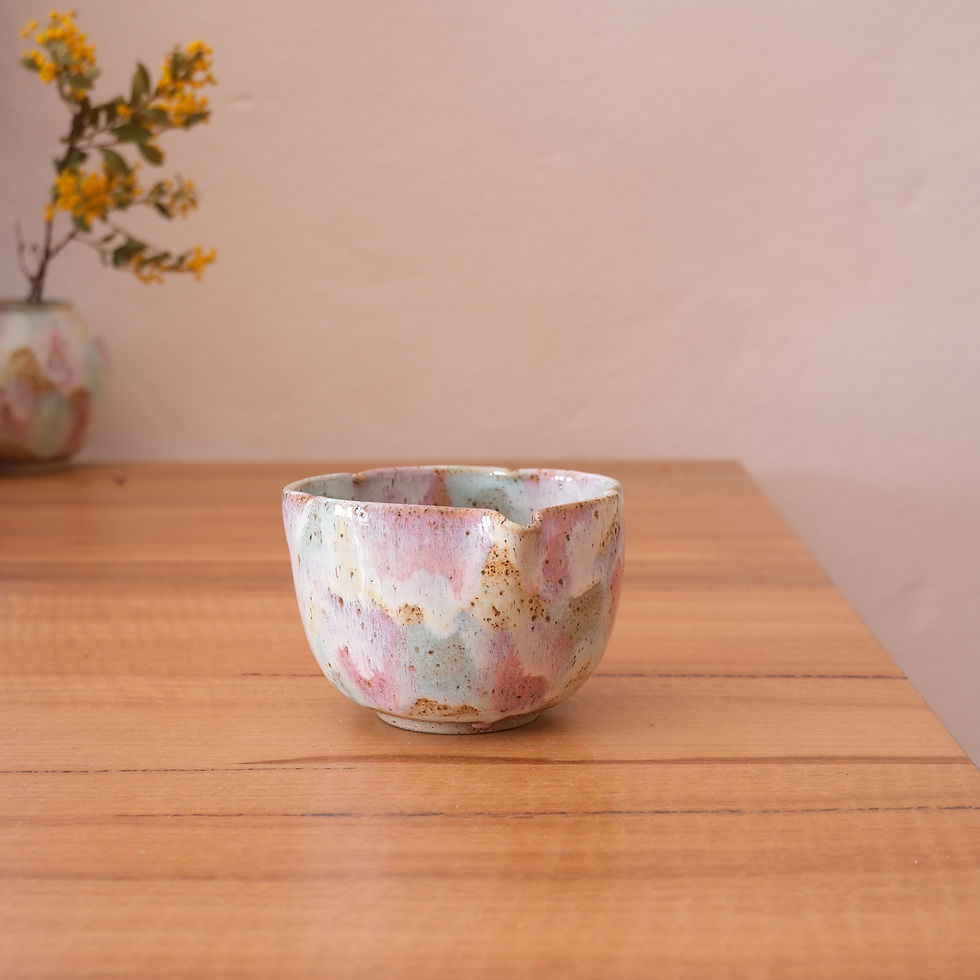 Pink Flora Matcha Whisking Bowl