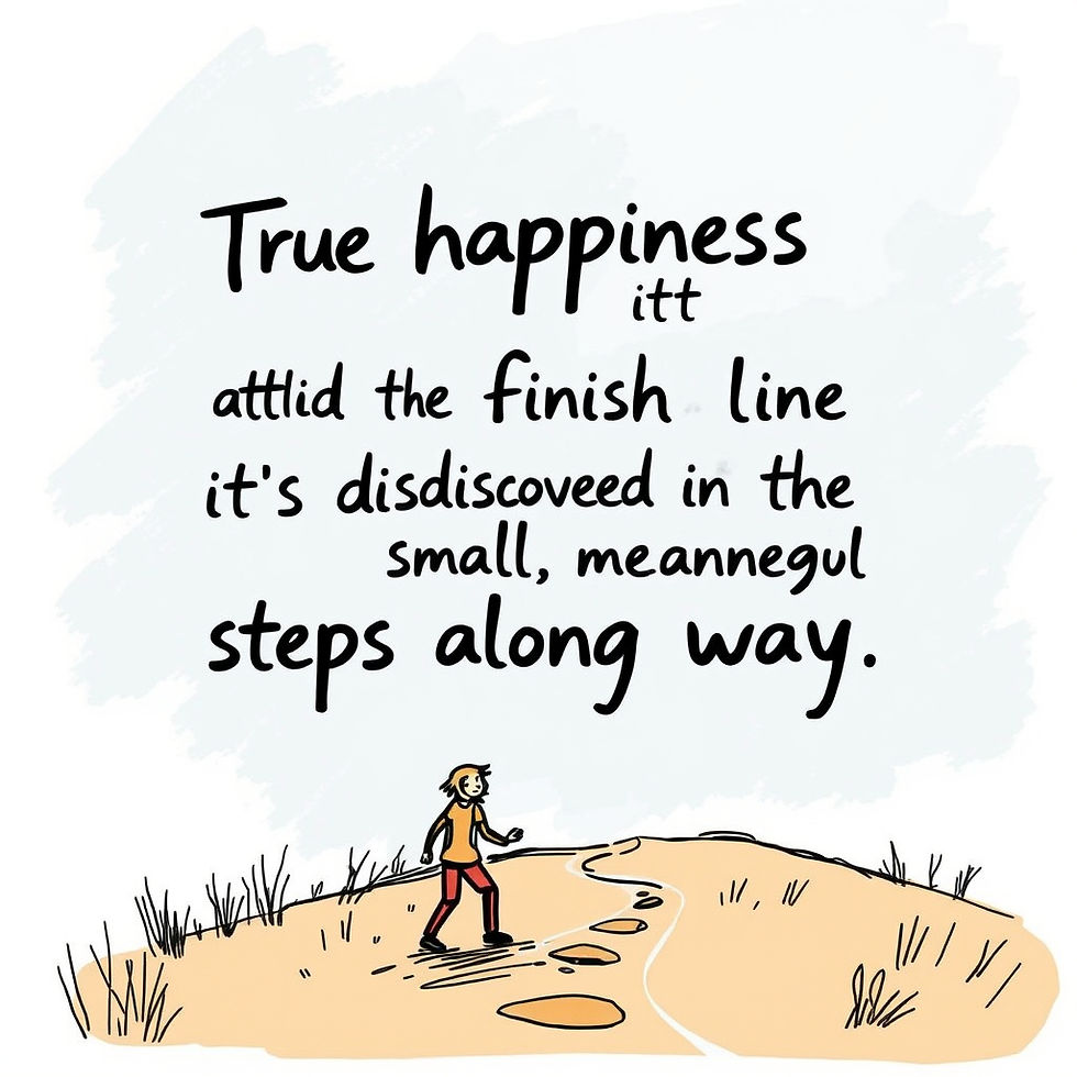 The Joy Is in the Climb: Finding Happiness Through the Journey of Self-Improvement