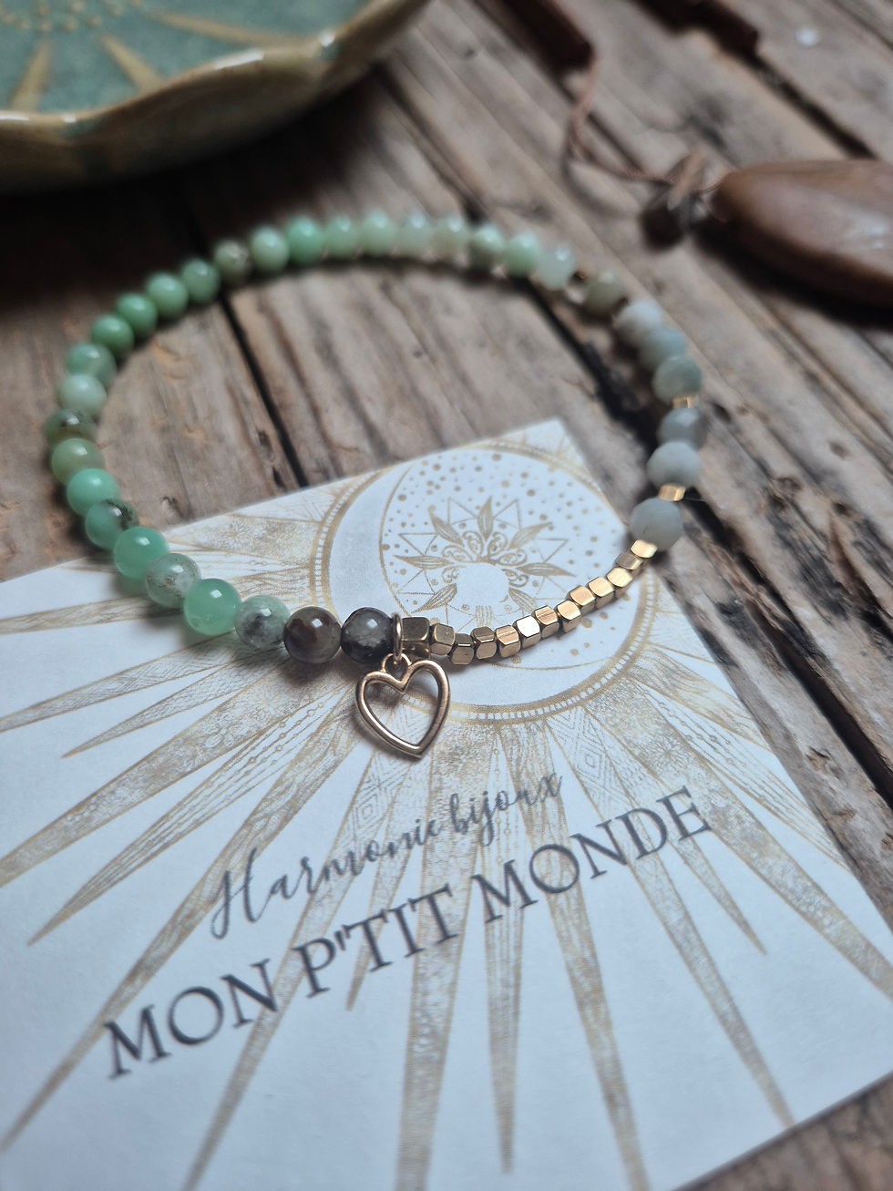 Miniature : Chrysoprase & Amazonite