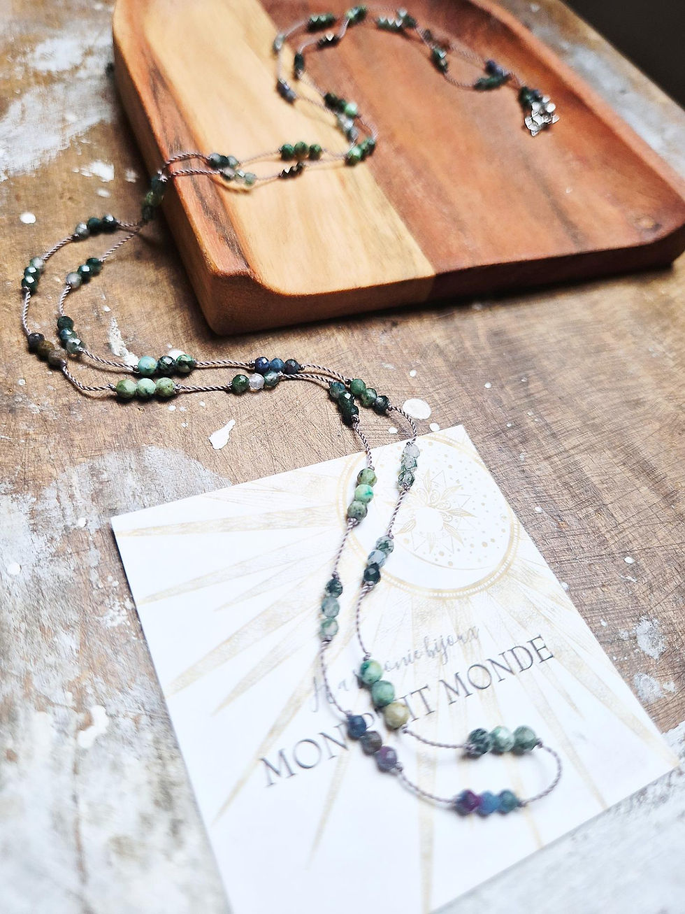 Miniature : Collier mi-long à long