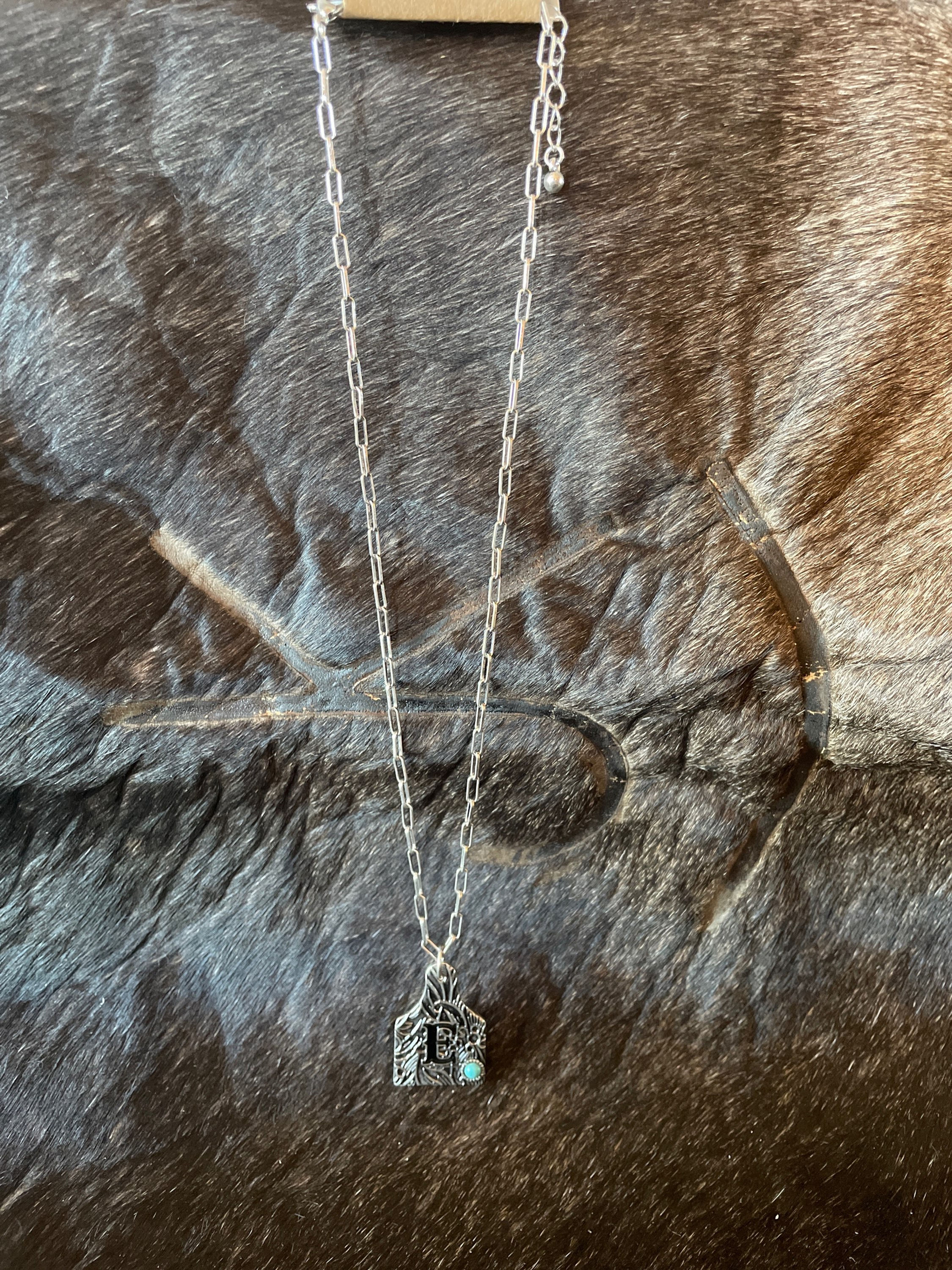 Just Tag It Initial Necklaces 