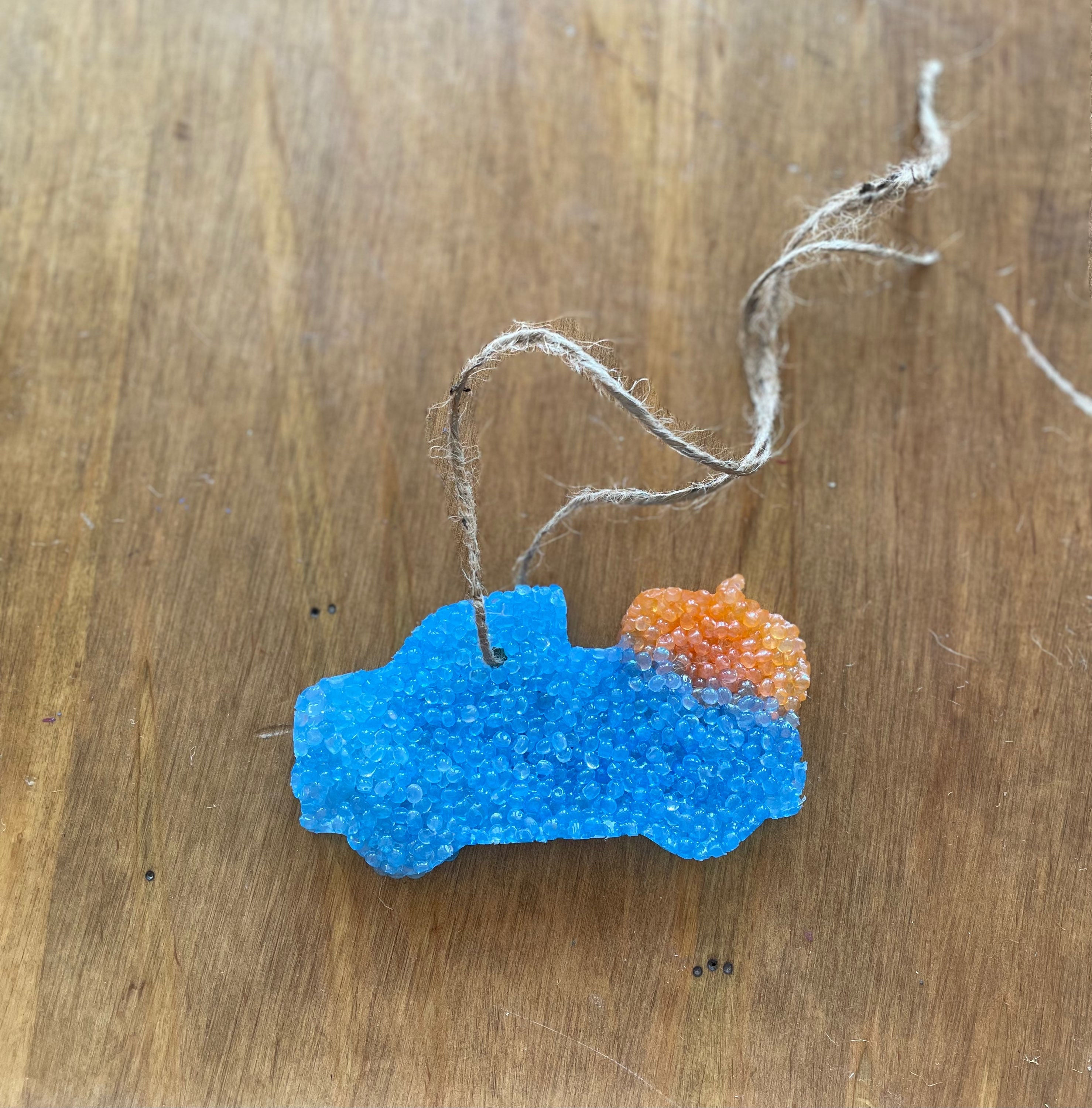 Hauling Pumpkins Car Freshie