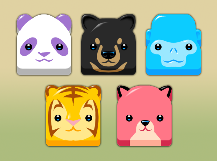 Animal Tiles for Swipe 3