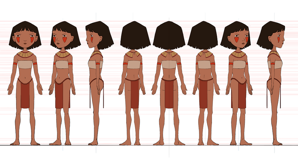 Character turnaround sheet