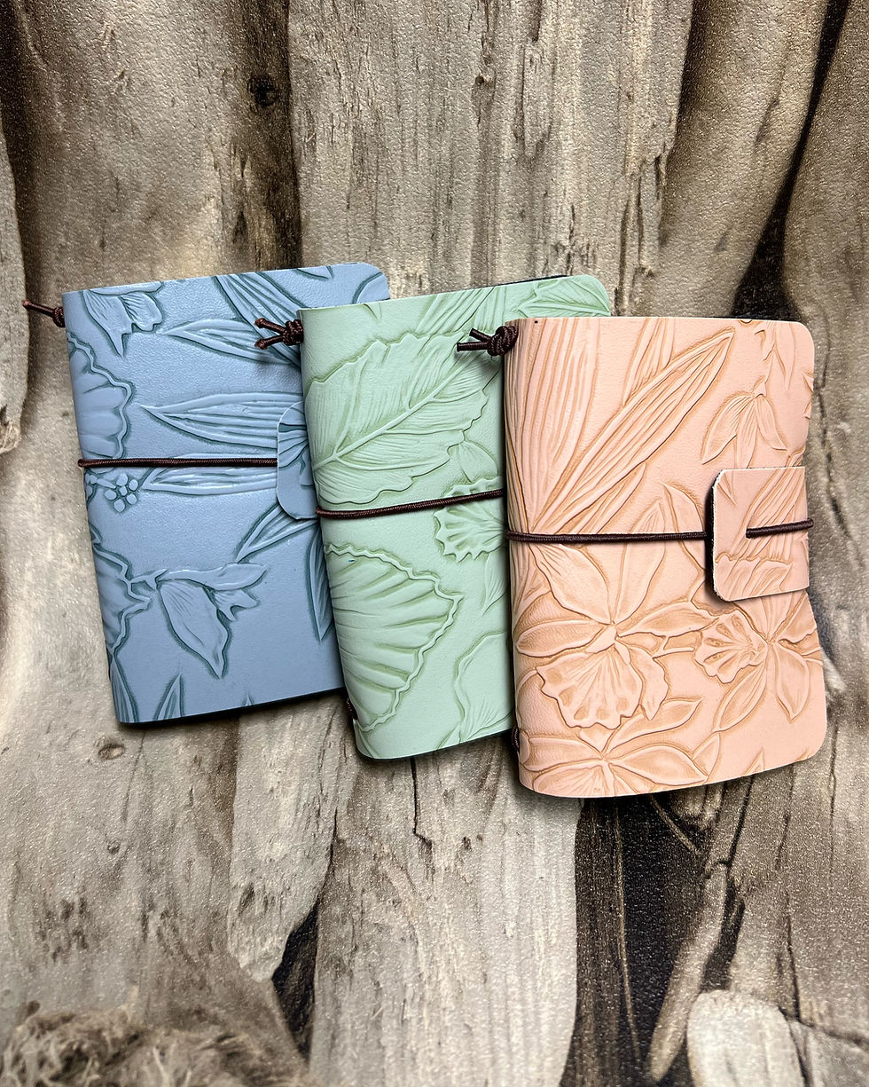Thumbnail: Mini TravelersNotebooks -Hibiscus