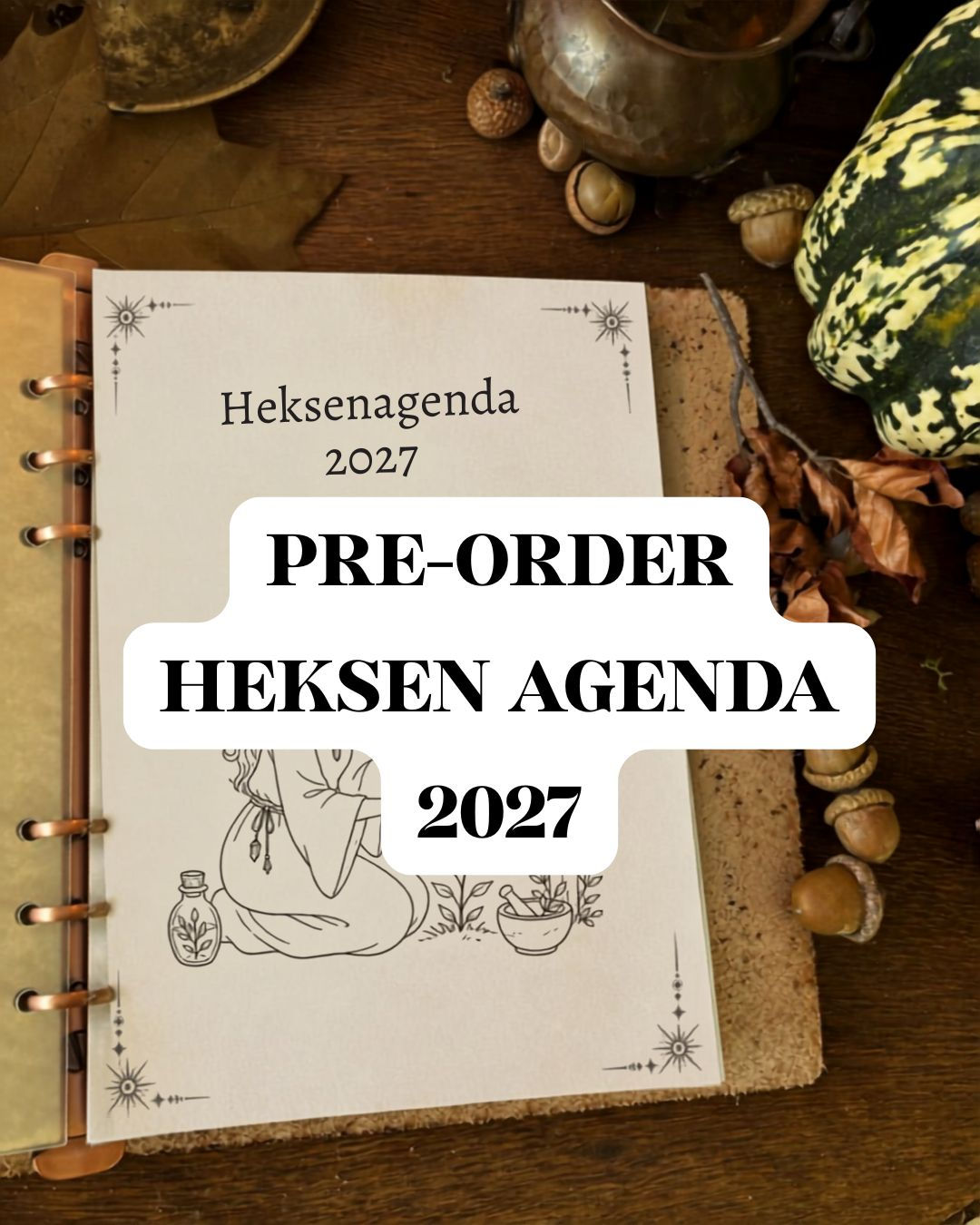 A5 Heksen agenda 2027 - Ringband vulling