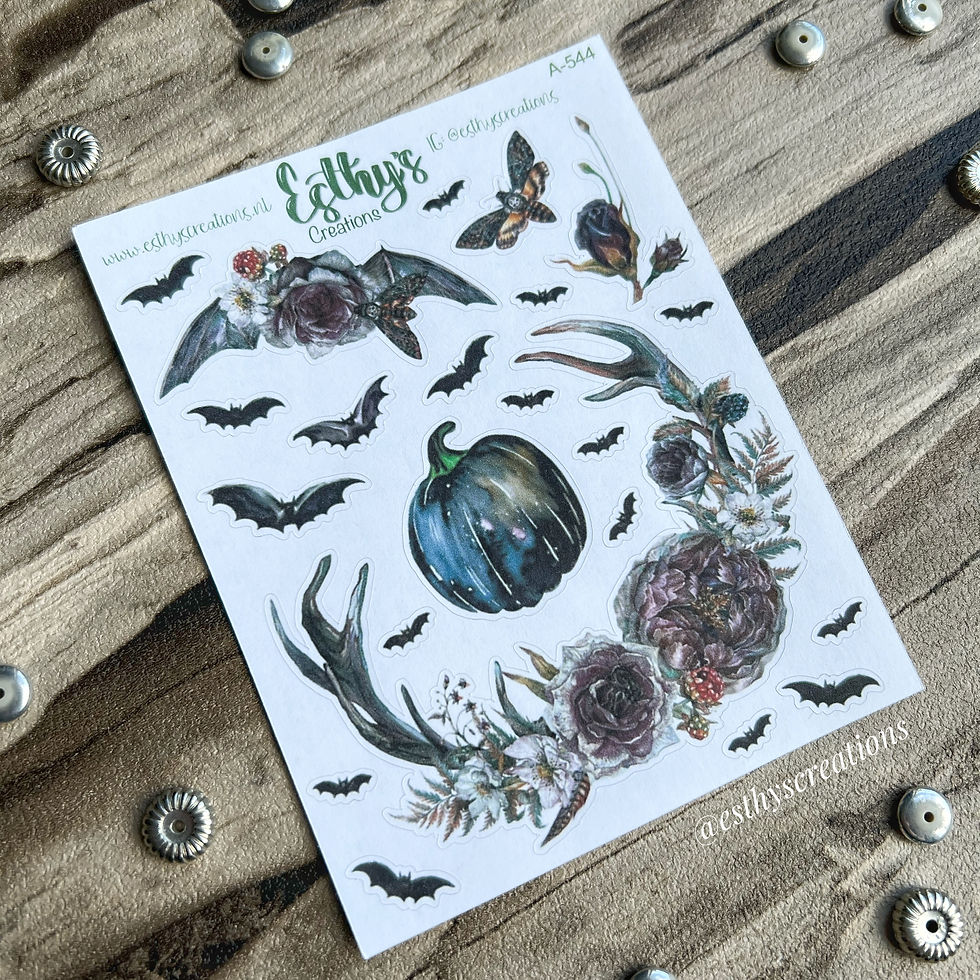 Thumbnail: Gothica vleermuis stickers