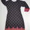 Thumbnail: Black and pink patterned kaftan. Uk 8.