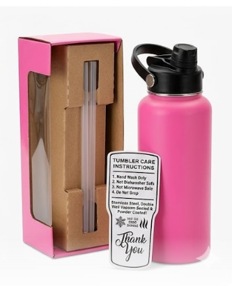 32oz PINK HYDRO WATER BOTTLE